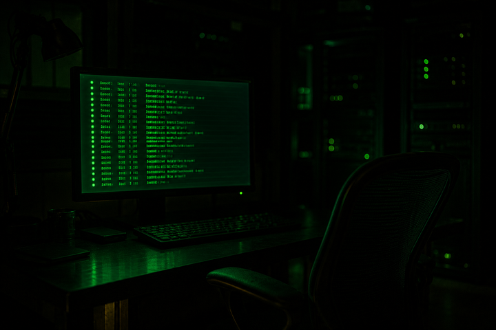 The monitor shows all systems are green. No need for me to be in the captains chair if everything is working... Right? 